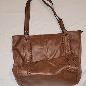 Brown Leather Tote Bag